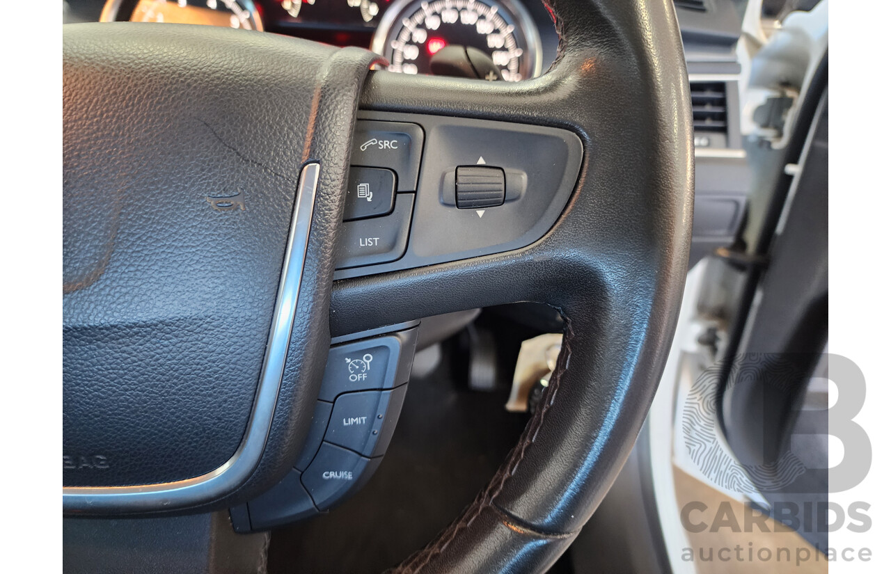 8/2013 Peugeot 508 Active 1.6T MY13 4d Sedan White 1.6L