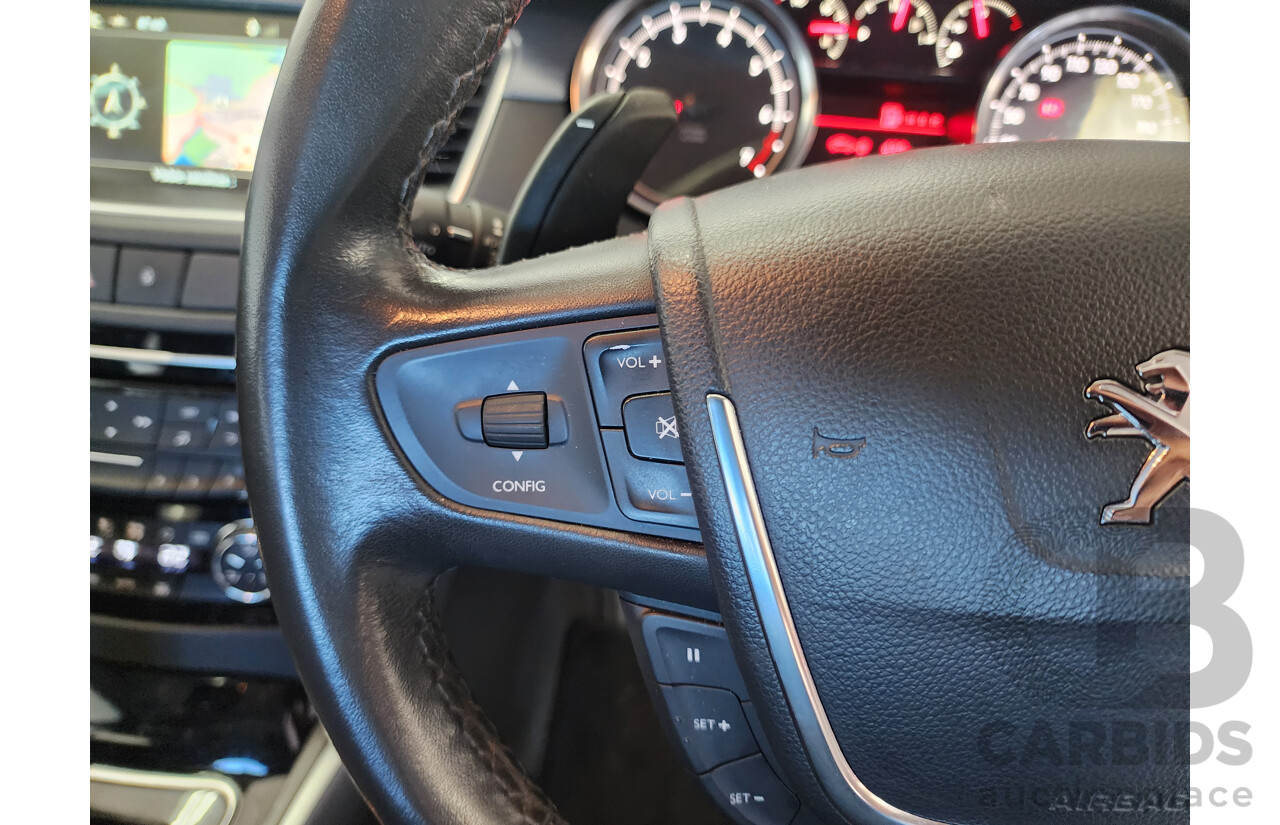 8/2013 Peugeot 508 Active 1.6T MY13 4d Sedan White 1.6L