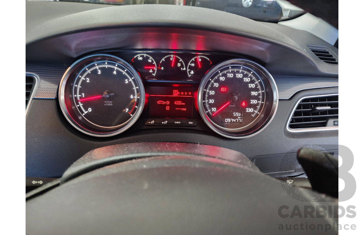 8/2013 Peugeot 508 Active 1.6T MY13 4d Sedan White 1.6L