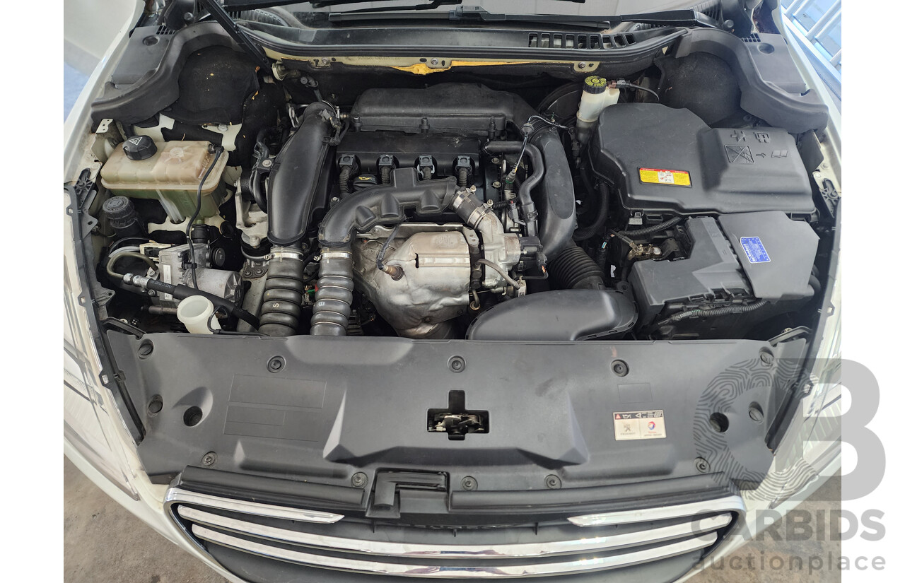 8/2013 Peugeot 508 Active 1.6T MY13 4d Sedan White 1.6L
