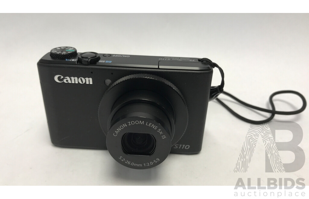 Canon PowerShot S110 Digital Camera with Battery Charger