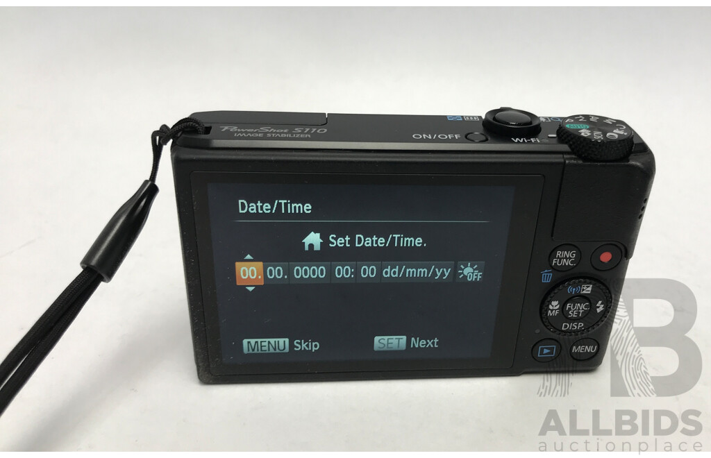 Canon PowerShot S110 Digital Camera with Battery Charger