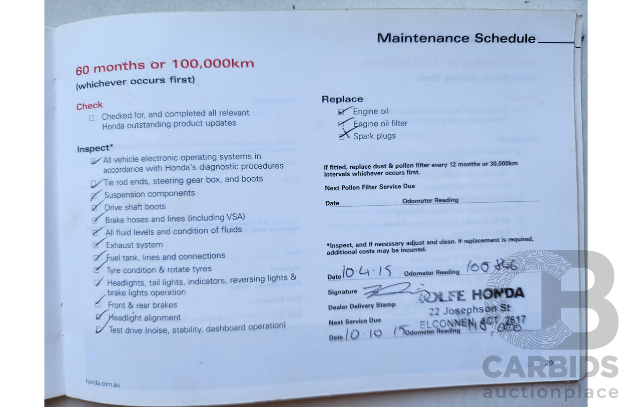 3/2010 Honda Accord EURO Luxury NAVI 10 4d Sedan Black 2.4L