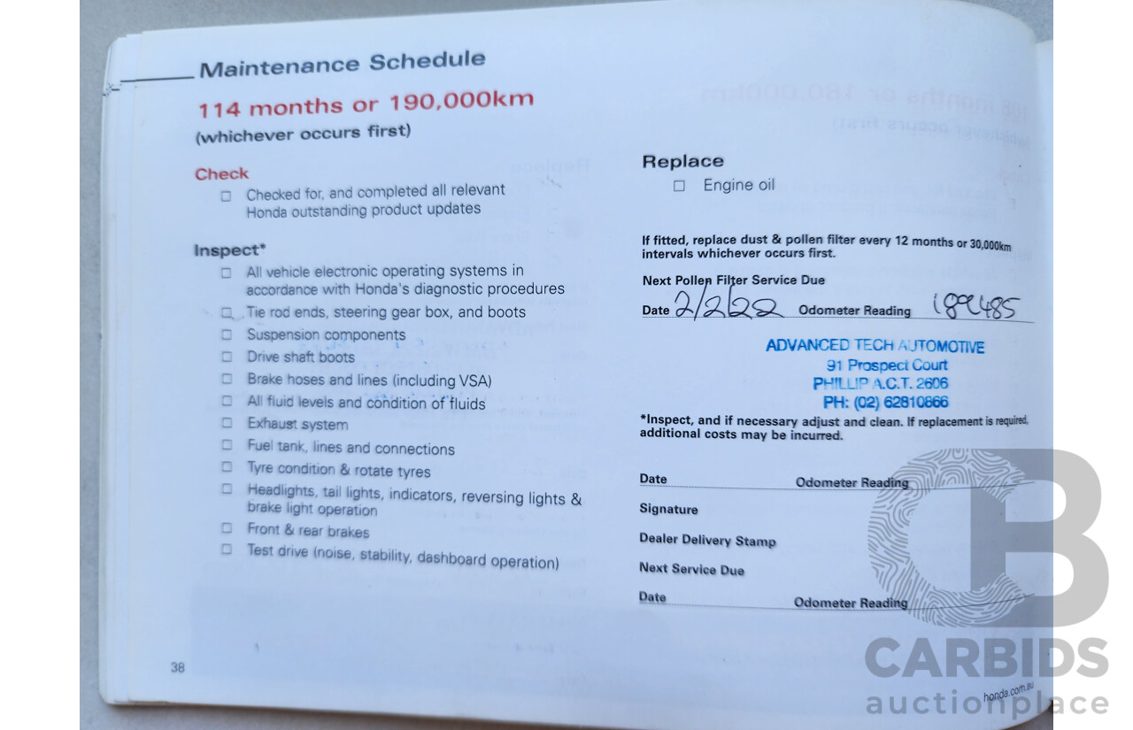 3/2010 Honda Accord EURO Luxury NAVI 10 4d Sedan Black 2.4L