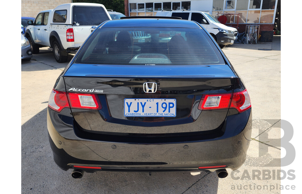 3/2010 Honda Accord EURO Luxury NAVI 10 4d Sedan Black 2.4L