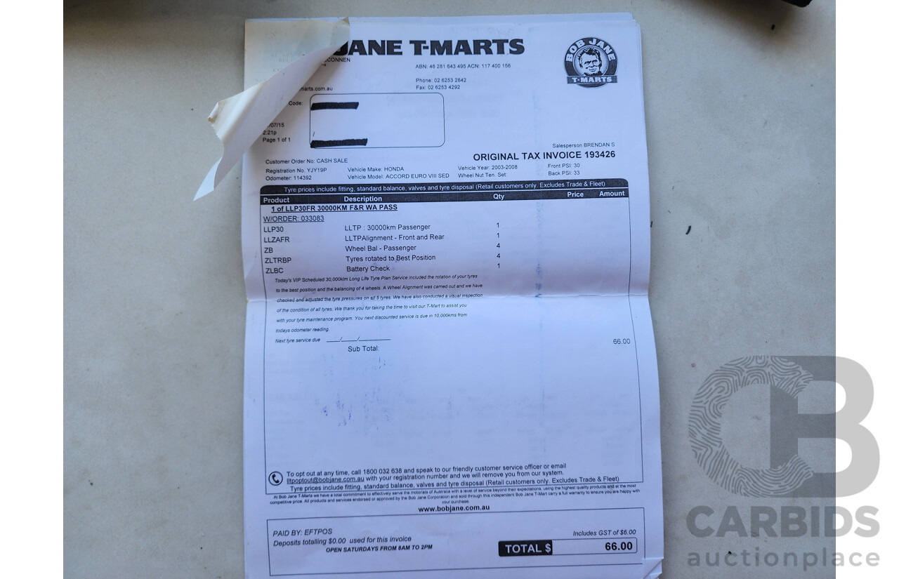 3/2010 Honda Accord EURO Luxury NAVI 10 4d Sedan Black 2.4L