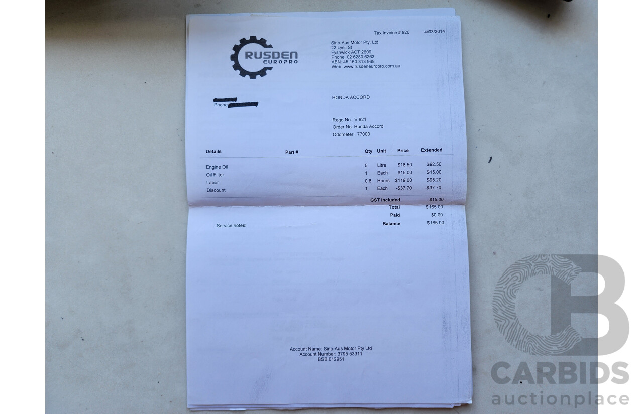 3/2010 Honda Accord EURO Luxury NAVI 10 4d Sedan Black 2.4L