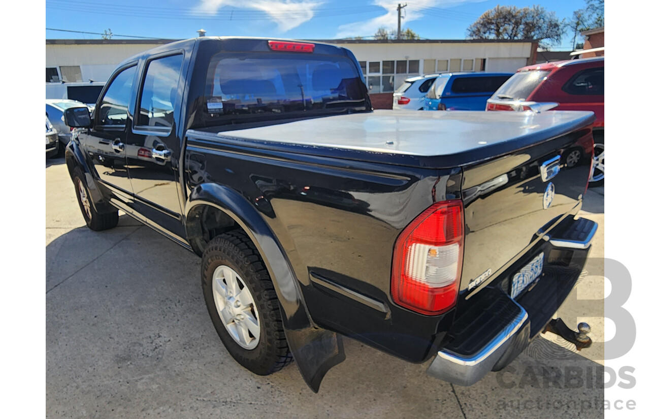 10/2006 Holden Rodeo LT RA MY06 UPGRADE Crew Cab P/Up Black 3.6L