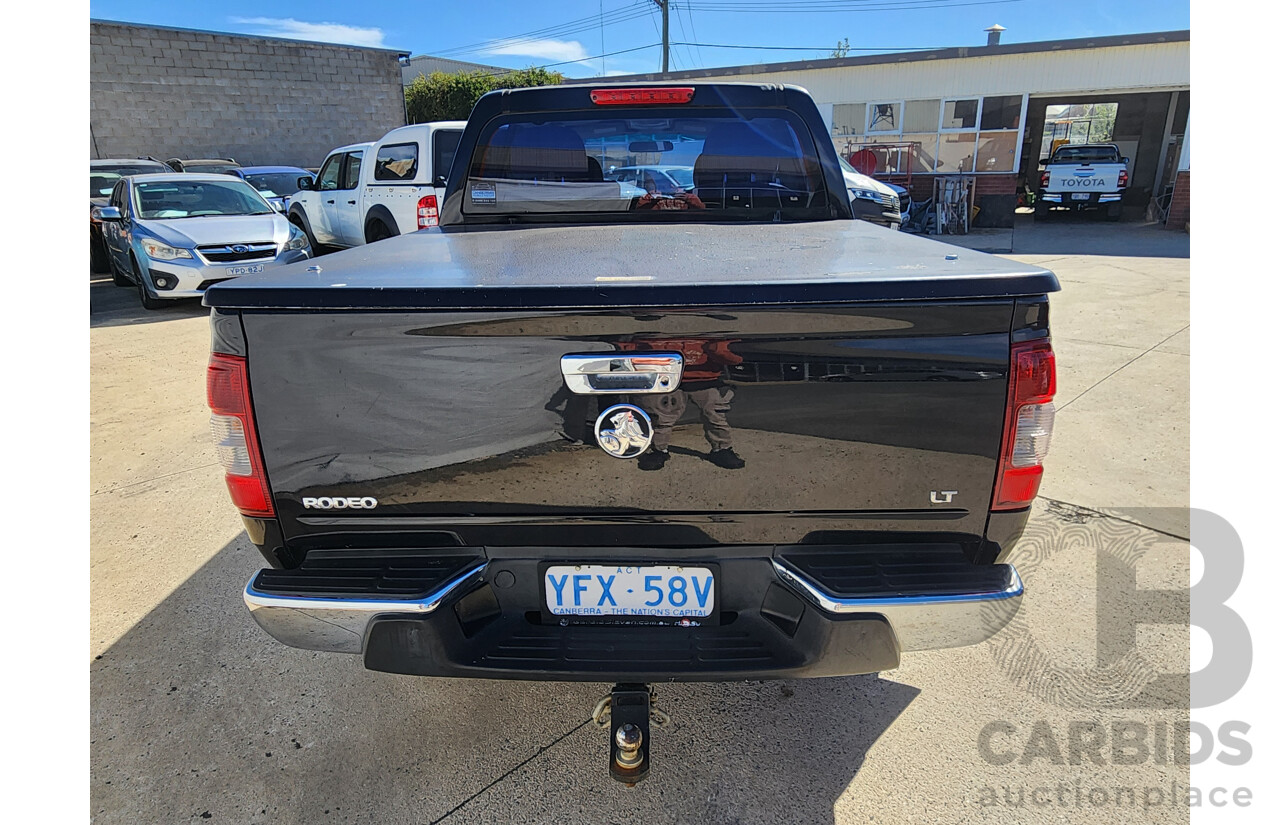 10/2006 Holden Rodeo LT RA MY06 UPGRADE Crew Cab P/Up Black 3.6L