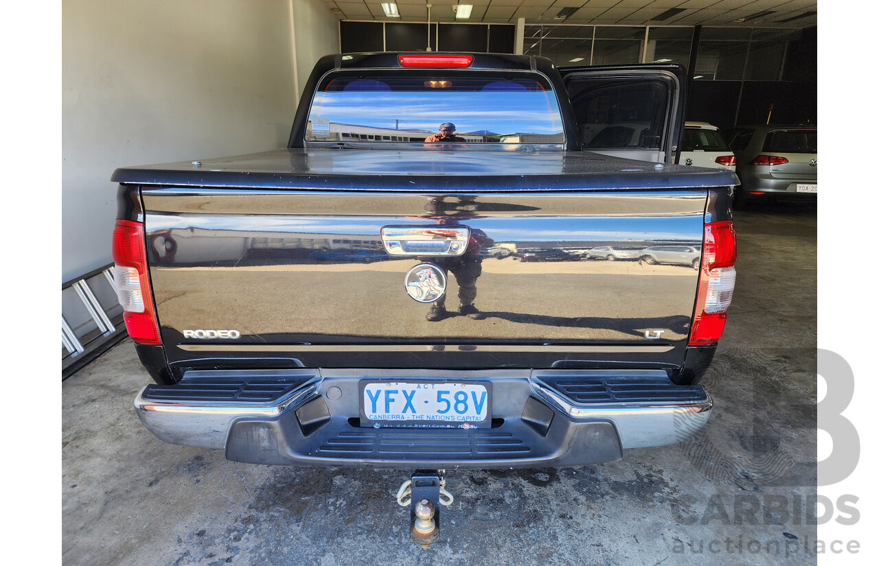 10/2006 Holden Rodeo LT RA MY06 UPGRADE Crew Cab P/Up Black 3.6L