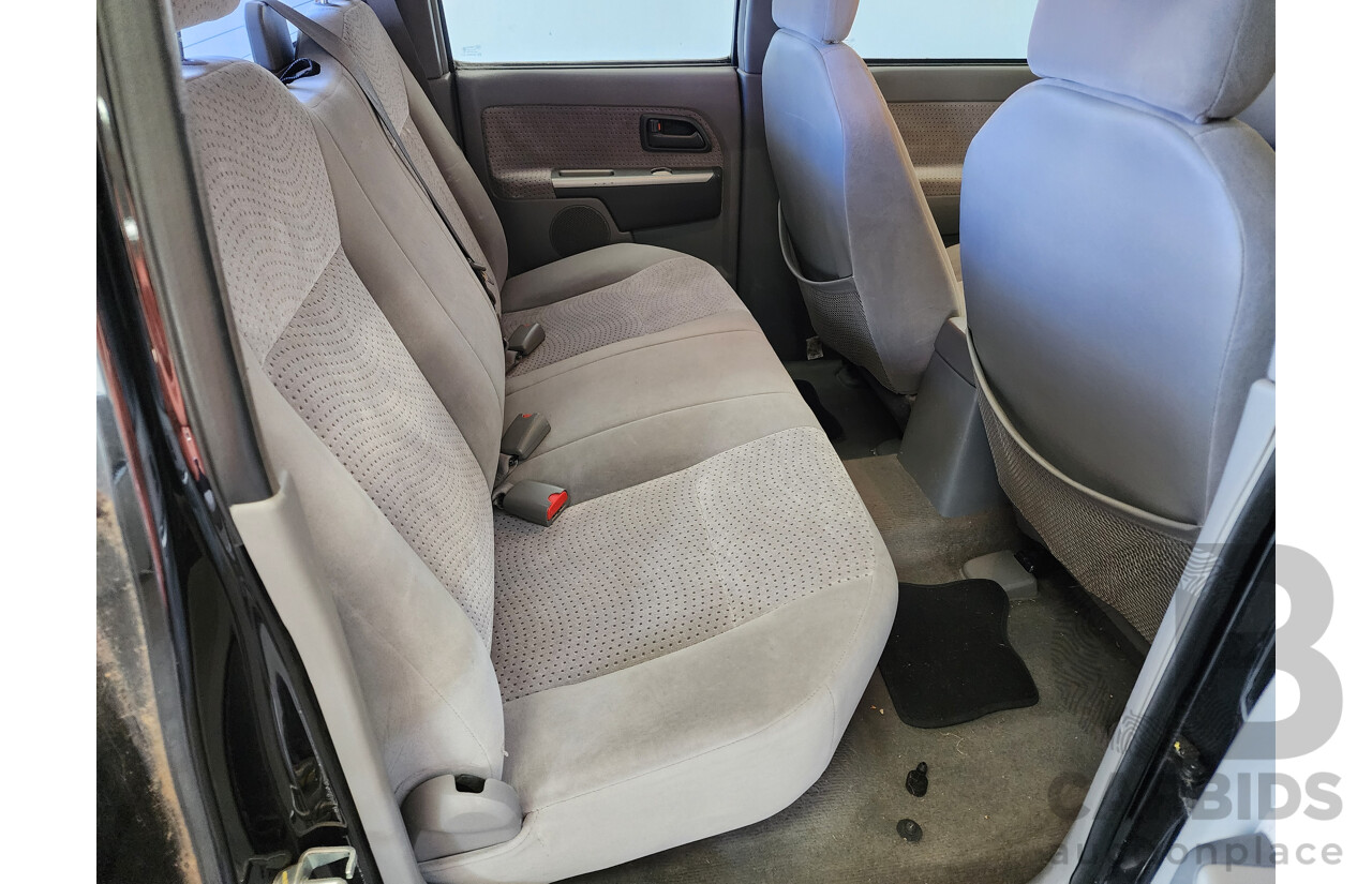 10/2006 Holden Rodeo LT RA MY06 UPGRADE Crew Cab P/Up Black 3.6L