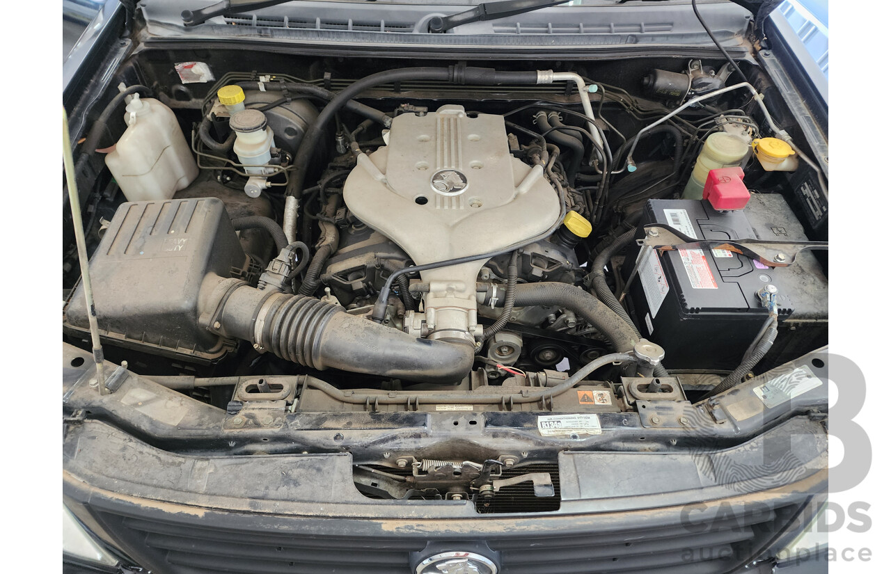 10/2006 Holden Rodeo LT RA MY06 UPGRADE Crew Cab P/Up Black 3.6L