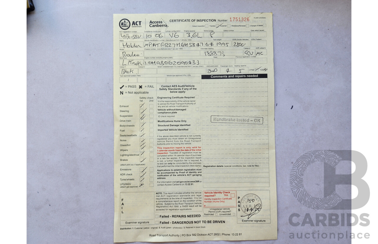 10/2006 Holden Rodeo LT RA MY06 UPGRADE Crew Cab P/Up Black 3.6L