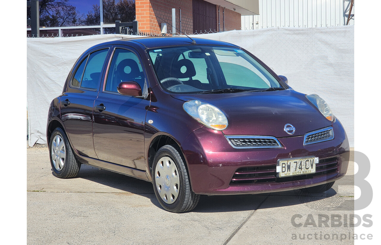 4/2009 Nissan Micra  K12 5d Hatchback Maroon 1.4L