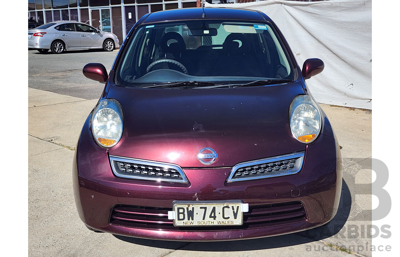 4/2009 Nissan Micra  K12 5d Hatchback Maroon 1.4L