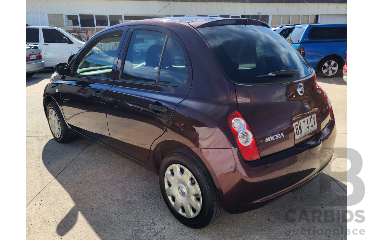 4/2009 Nissan Micra  K12 5d Hatchback Maroon 1.4L