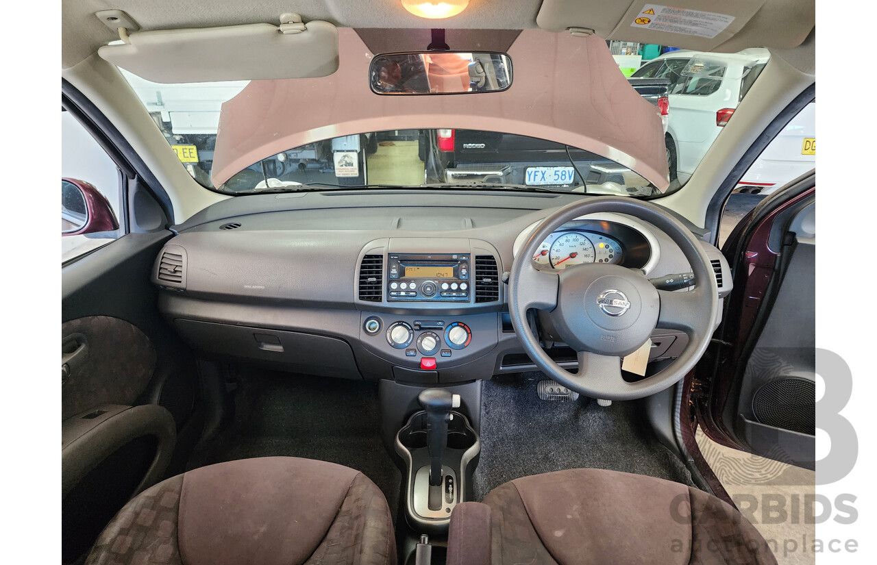 4/2009 Nissan Micra  K12 5d Hatchback Maroon 1.4L