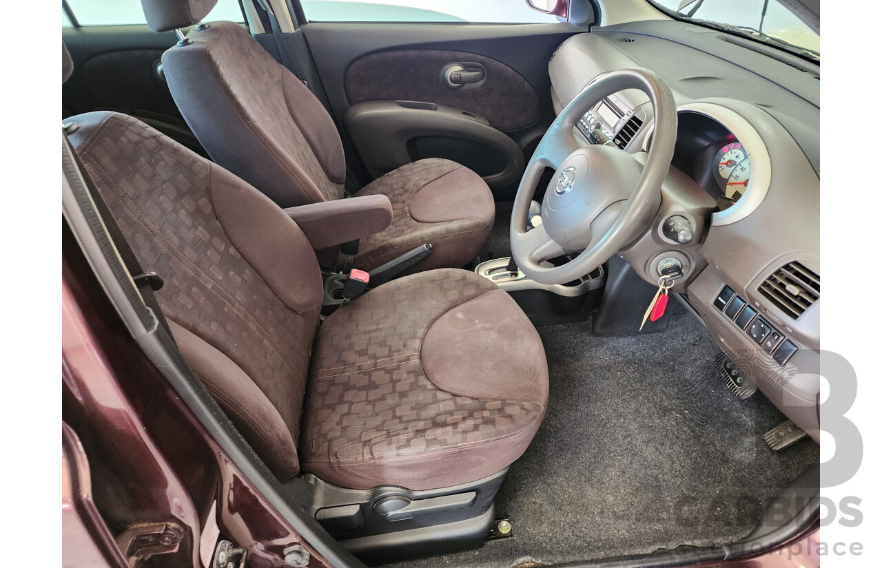 4/2009 Nissan Micra  K12 5d Hatchback Maroon 1.4L