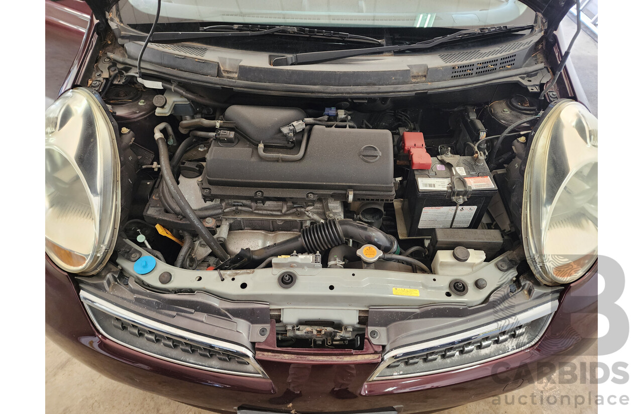 4/2009 Nissan Micra  K12 5d Hatchback Maroon 1.4L