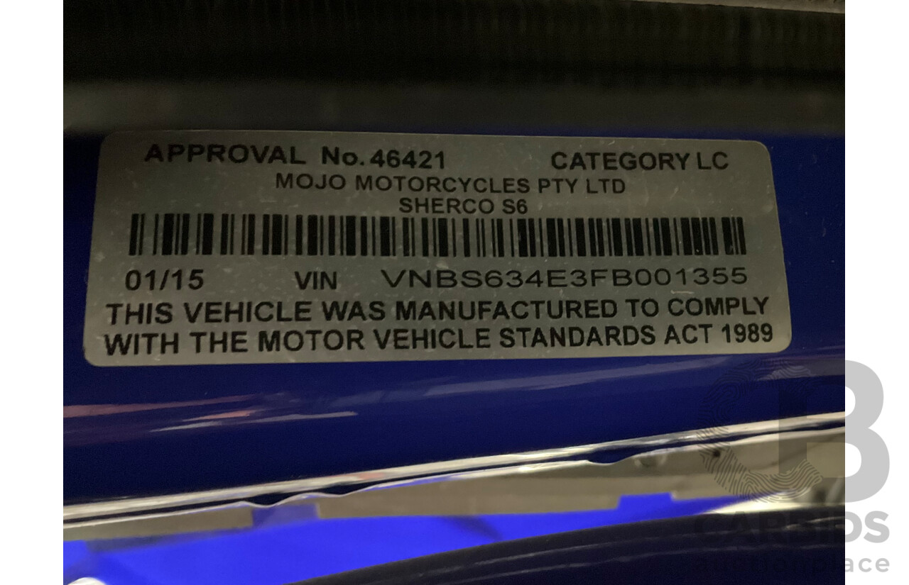 Sherco 300 SE-R Dirt Bike - VIN - VNBS634E3FB001355