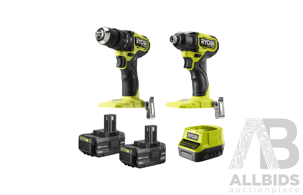 Ryobi 18V ONE+ HP Brushless Compact 2-Piece Kit - ORP $349