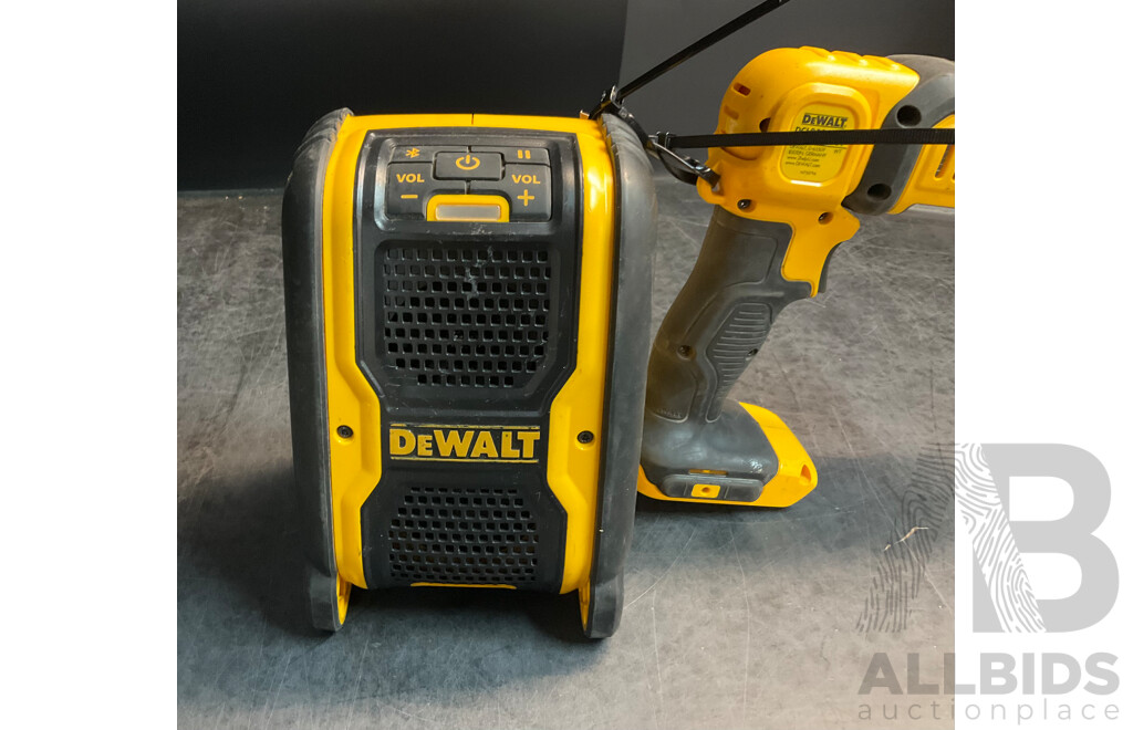 DeWALT Cordless Drill, Radio and Torch