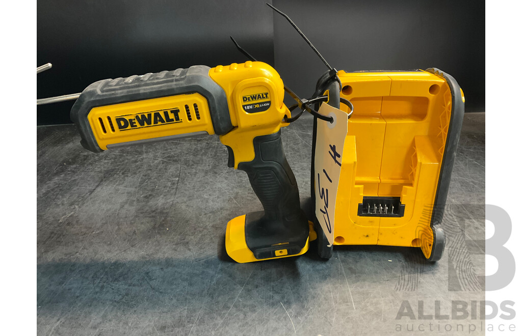 DeWALT Cordless Drill, Radio and Torch