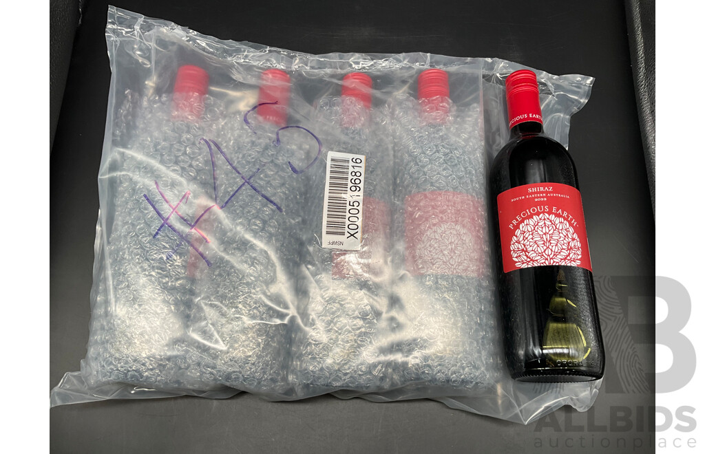 PRECIOUS EARTH - SHIRAZ 2022 750ml  - Lot of 5