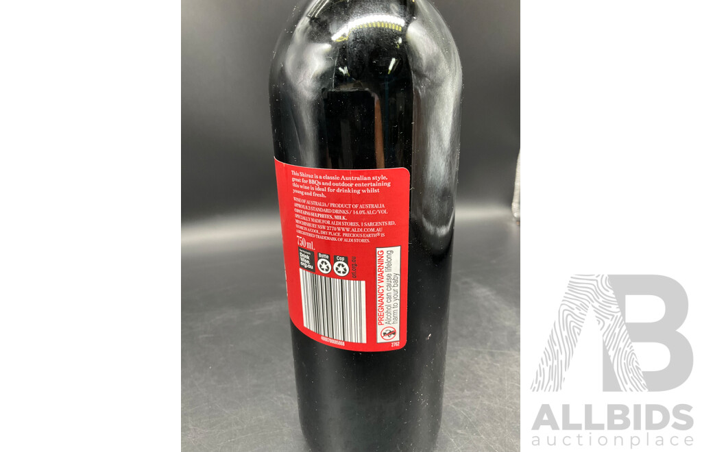 PRECIOUS EARTH - SHIRAZ 2022 750ml  - Lot of 5