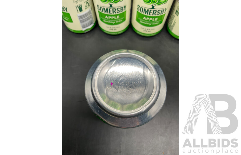 SOMERSBY APPLE Sparkling Cider 375ml - Lot of 9