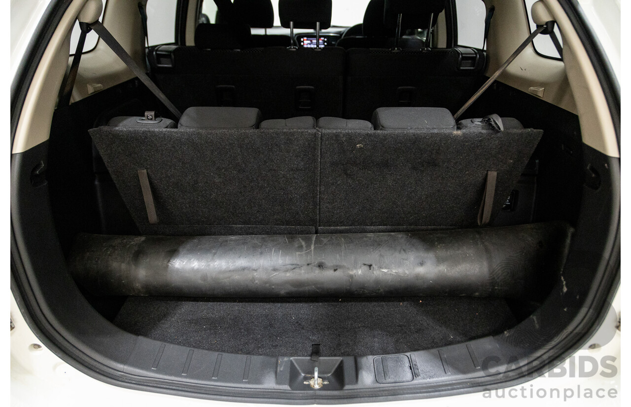 11/2016 Mitsubishi Outlander LS Safety Pack (4x4) ZK MY16 4d Wagon White Turbo Diesel 2.2L - 7 Seater