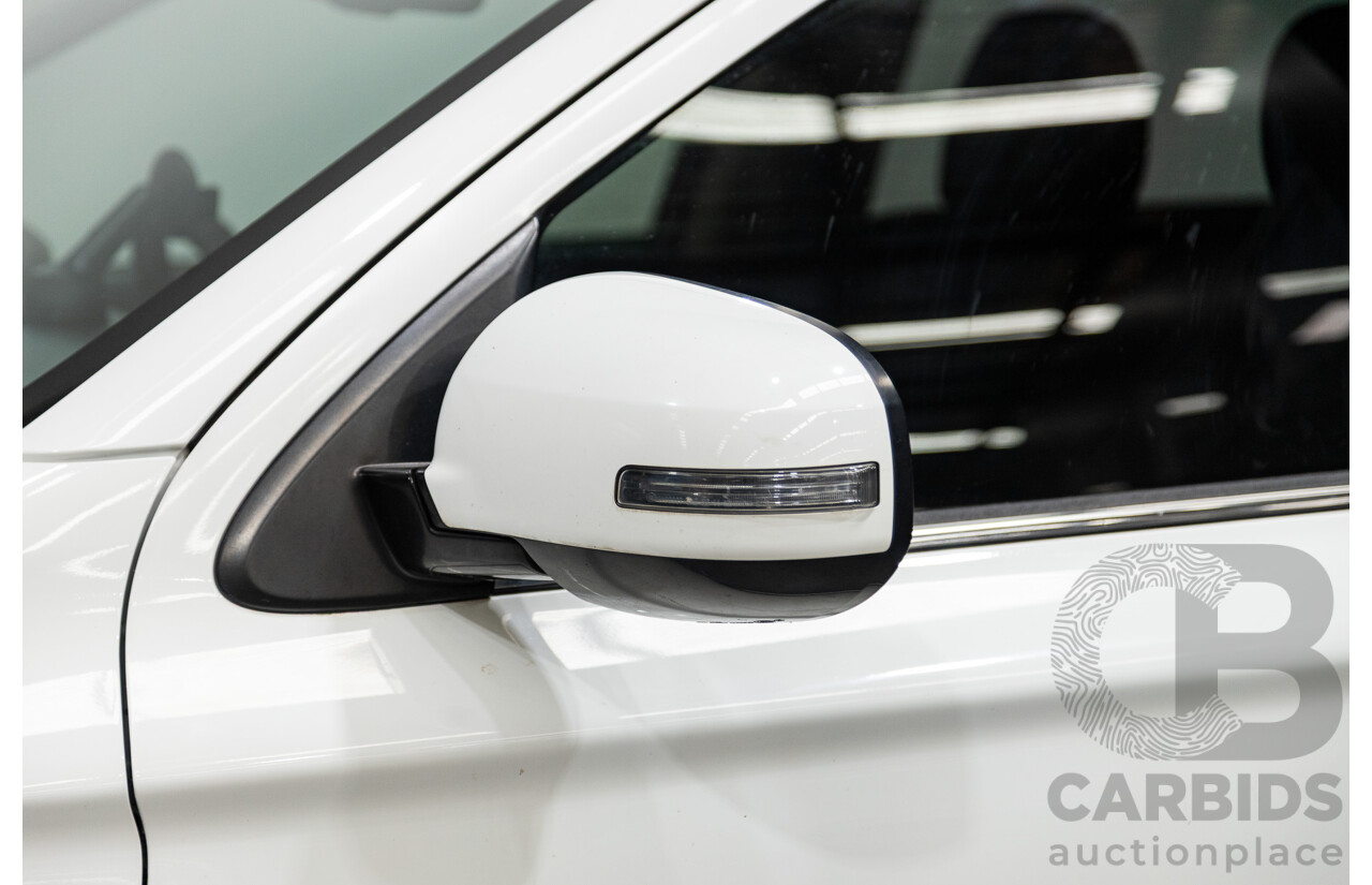 11/2016 Mitsubishi Outlander LS Safety Pack (4x4) ZK MY16 4d Wagon White Turbo Diesel 2.2L - 7 Seater