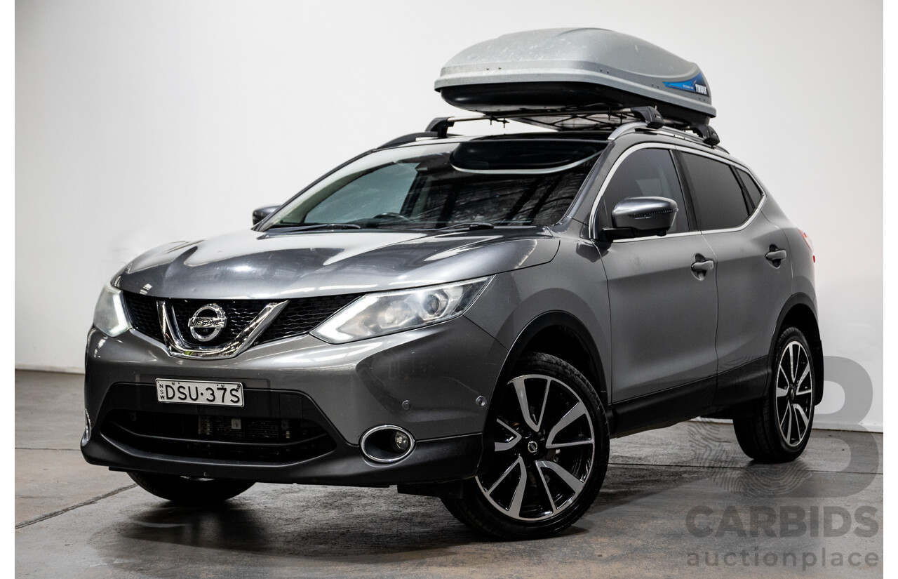 9/2017 Nissan Qashqai TI J11 4d Wagon Gun Grey Metallic 2.0L