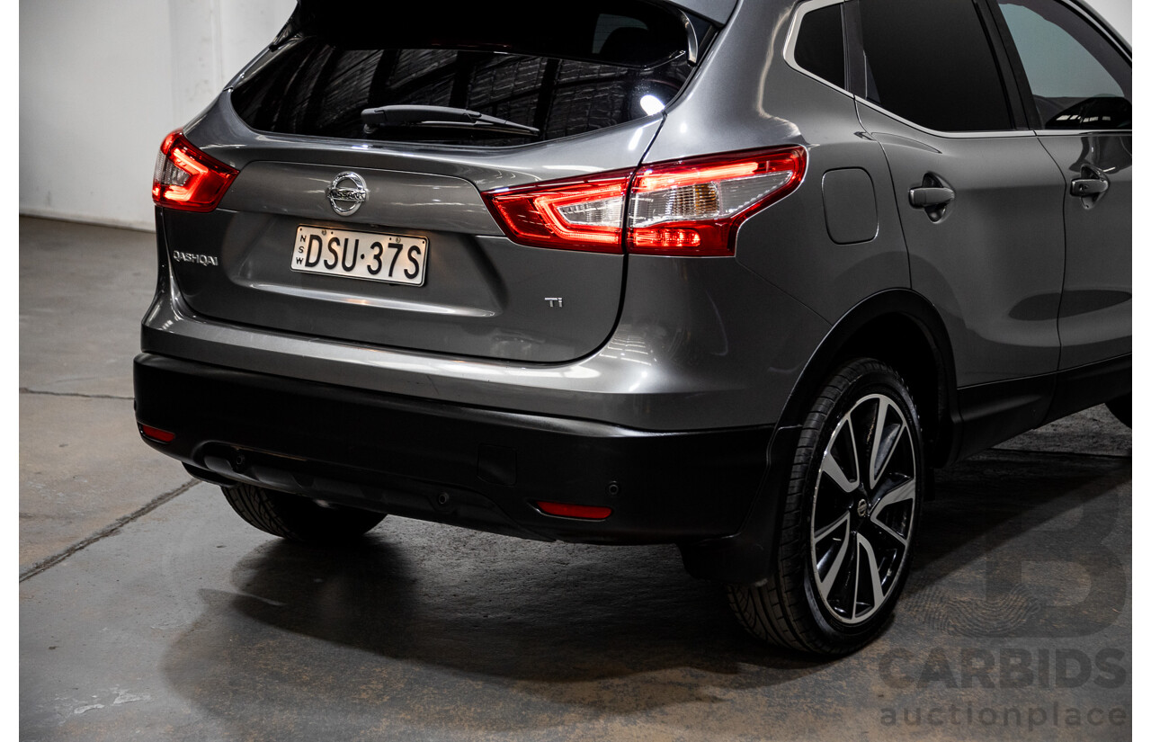 9/2017 Nissan Qashqai TI J11 4d Wagon Gun Grey Metallic 2.0L