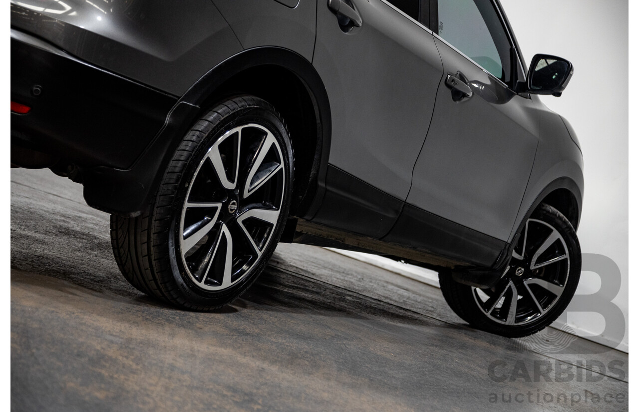 9/2017 Nissan Qashqai TI J11 4d Wagon Gun Grey Metallic 2.0L