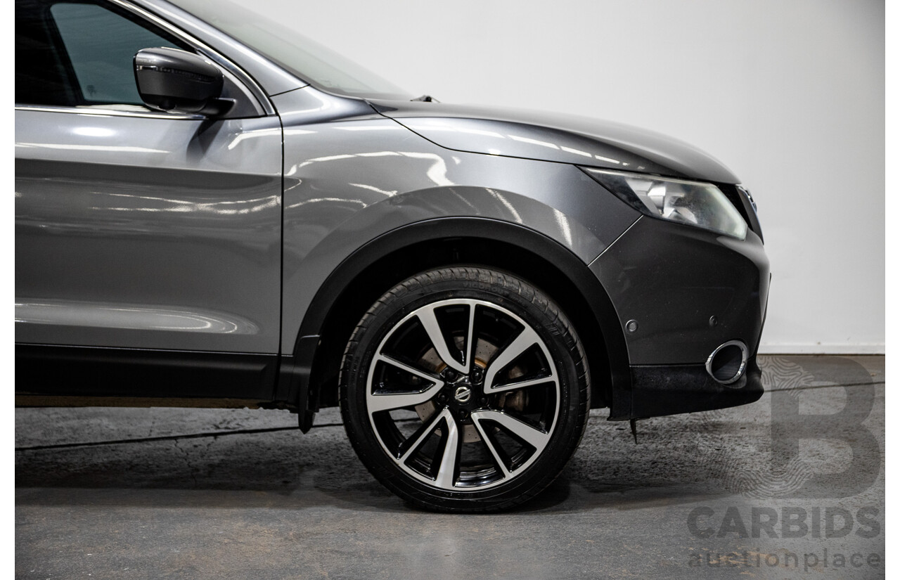 9/2017 Nissan Qashqai TI J11 4d Wagon Gun Grey Metallic 2.0L