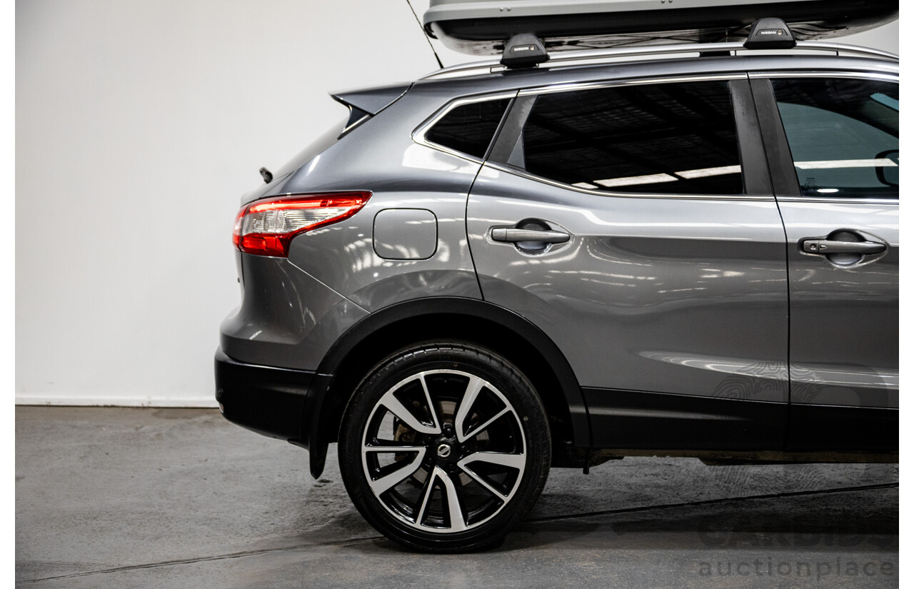 9/2017 Nissan Qashqai TI J11 4d Wagon Gun Grey Metallic 2.0L