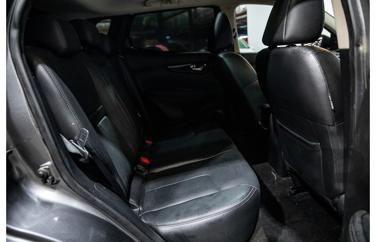 9/2017 Nissan Qashqai TI J11 4d Wagon Gun Grey Metallic 2.0L