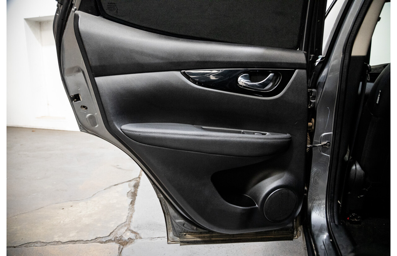 9/2017 Nissan Qashqai TI J11 4d Wagon Gun Grey Metallic 2.0L