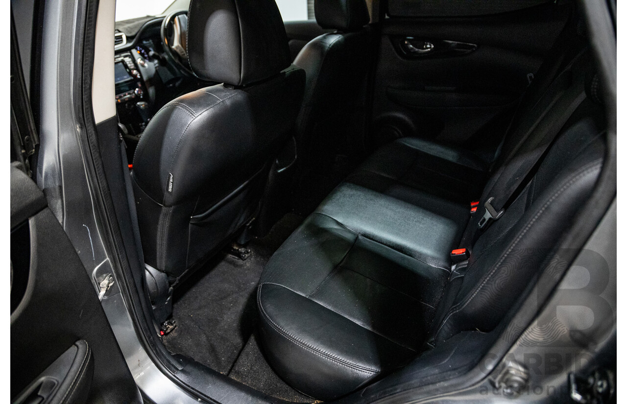 9/2017 Nissan Qashqai TI J11 4d Wagon Gun Grey Metallic 2.0L