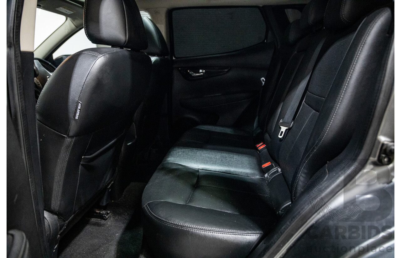 9/2017 Nissan Qashqai TI J11 4d Wagon Gun Grey Metallic 2.0L