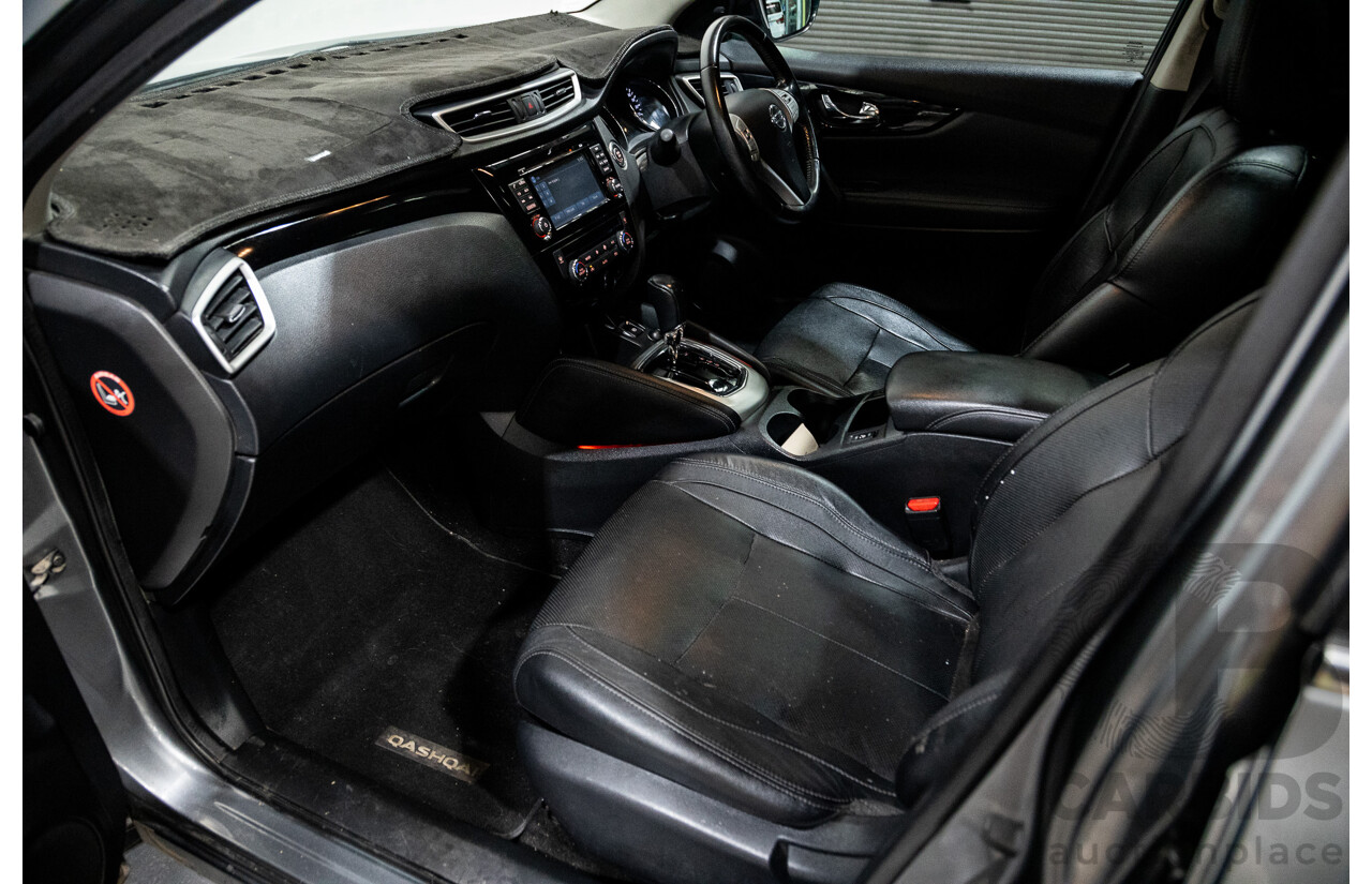 9/2017 Nissan Qashqai TI J11 4d Wagon Gun Grey Metallic 2.0L