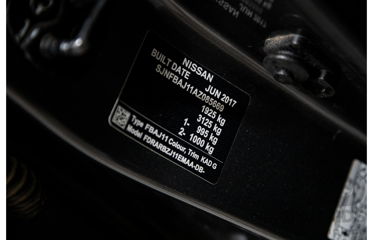 9/2017 Nissan Qashqai TI J11 4d Wagon Gun Grey Metallic 2.0L