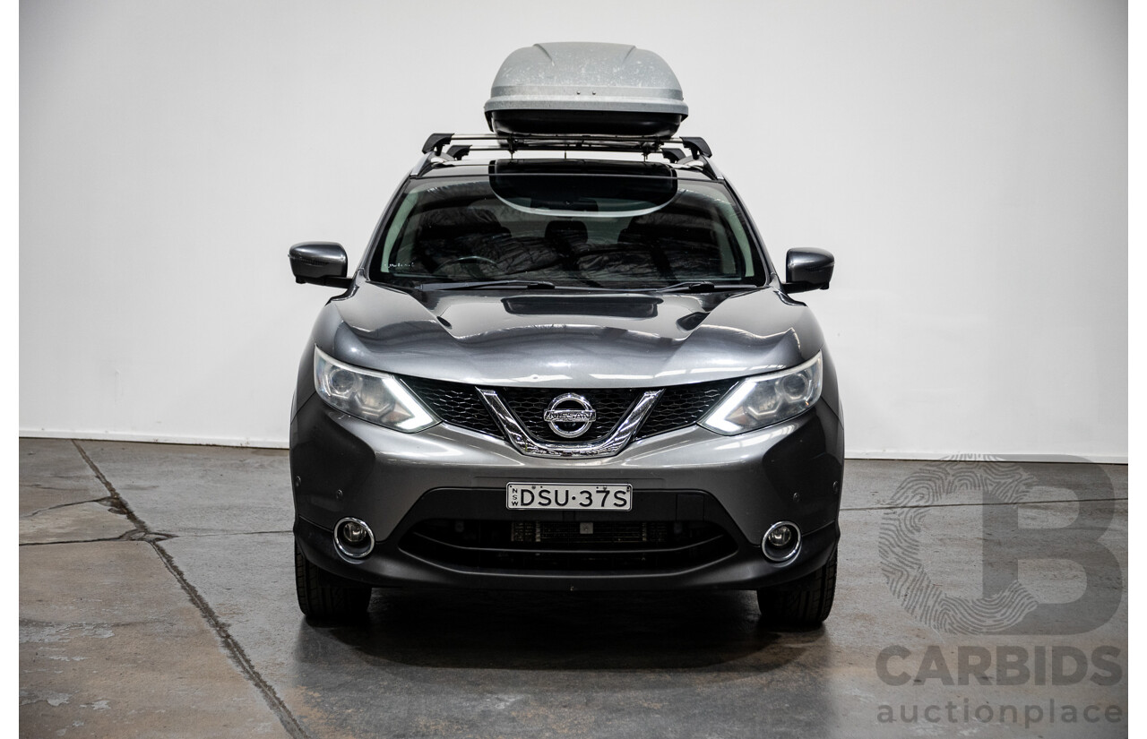 9/2017 Nissan Qashqai TI J11 4d Wagon Gun Grey Metallic 2.0L
