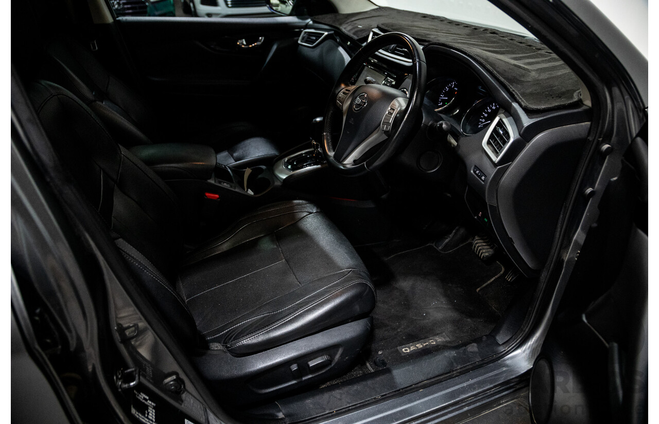 9/2017 Nissan Qashqai TI J11 4d Wagon Gun Grey Metallic 2.0L