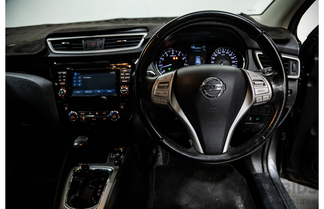 9/2017 Nissan Qashqai TI J11 4d Wagon Gun Grey Metallic 2.0L