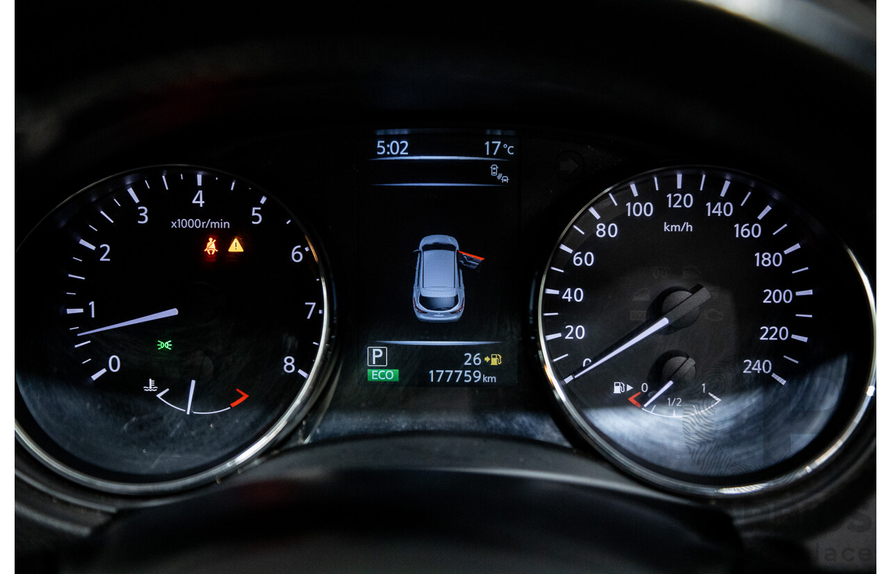 9/2017 Nissan Qashqai TI J11 4d Wagon Gun Grey Metallic 2.0L