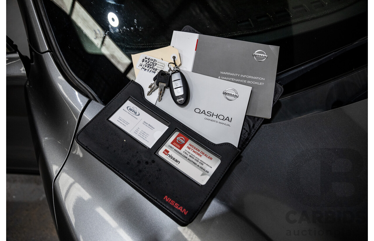 9/2017 Nissan Qashqai TI J11 4d Wagon Gun Grey Metallic 2.0L