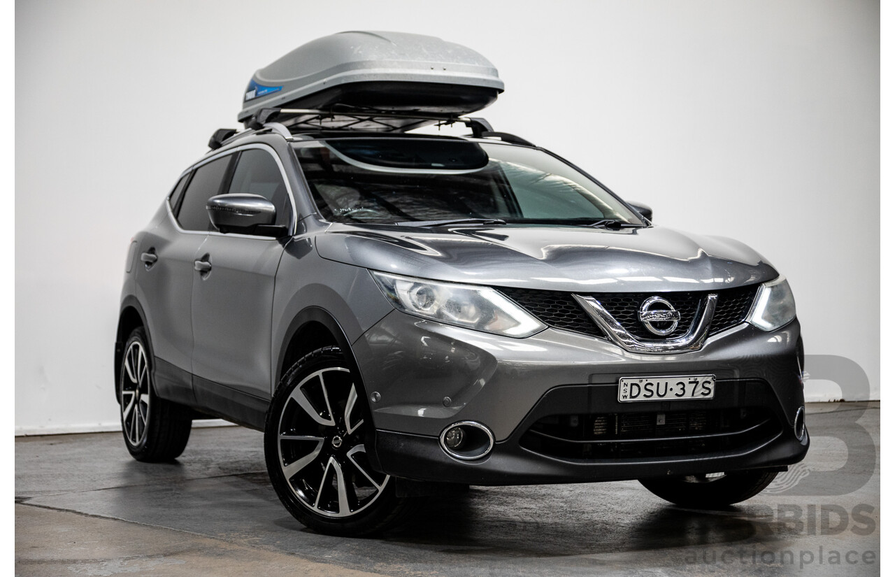 9/2017 Nissan Qashqai TI J11 4d Wagon Gun Grey Metallic 2.0L