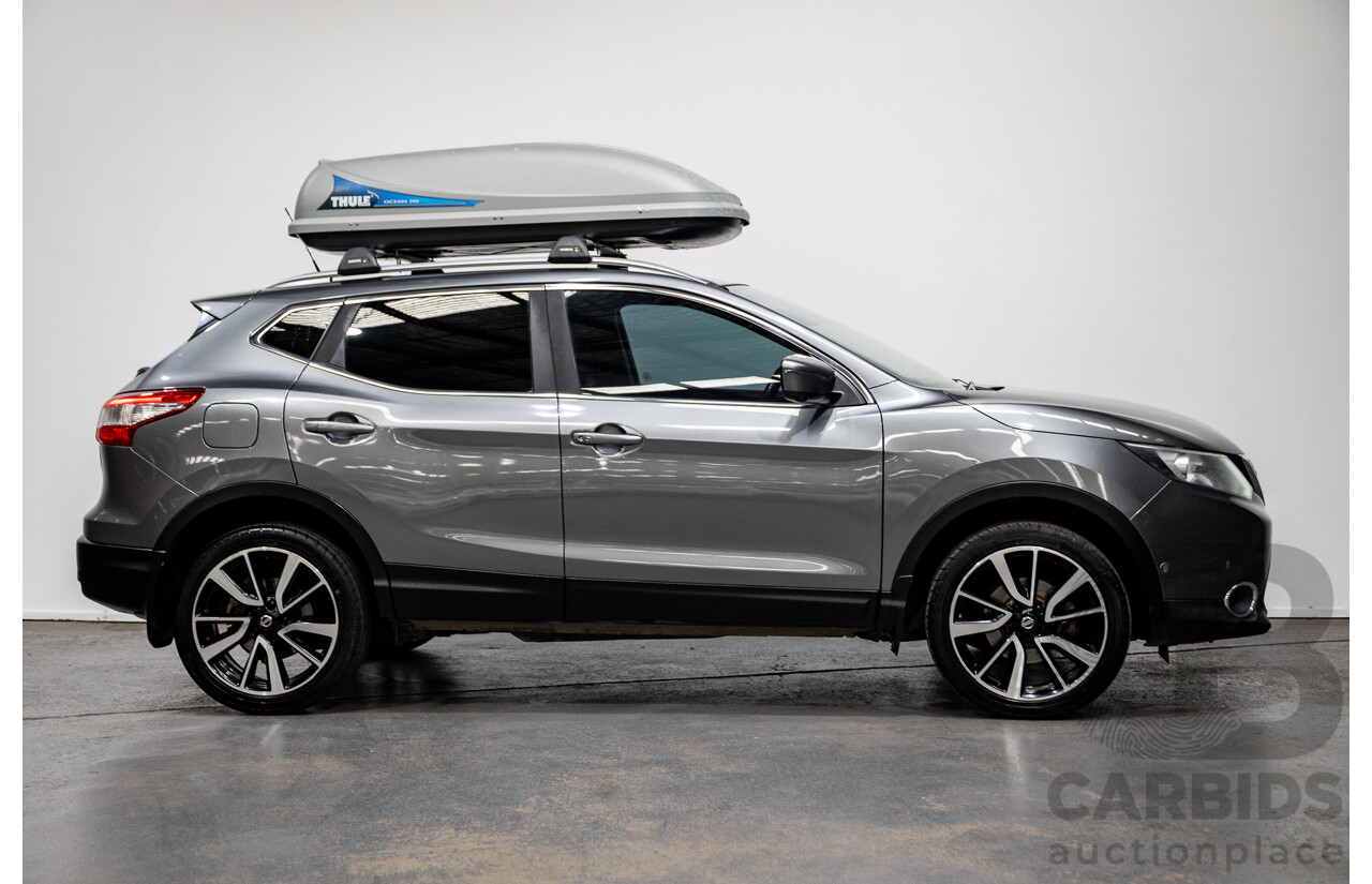 9/2017 Nissan Qashqai TI J11 4d Wagon Gun Grey Metallic 2.0L